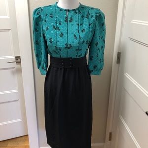 Vintage Working Girl Dress - Size 4